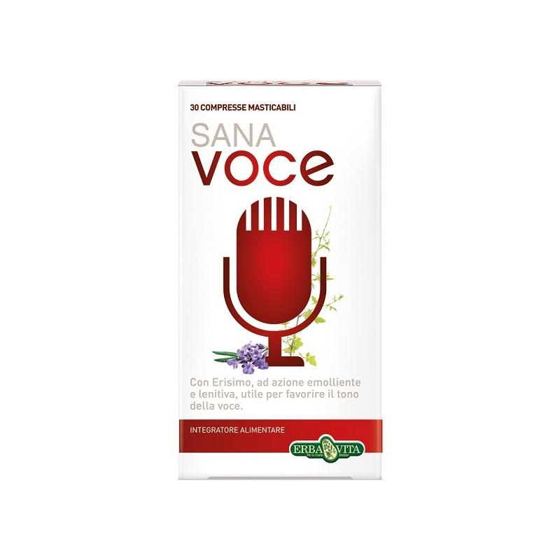 Erba Vita Sana Voce 30 Tavolette Integratore Per Mucosa Orofaringea