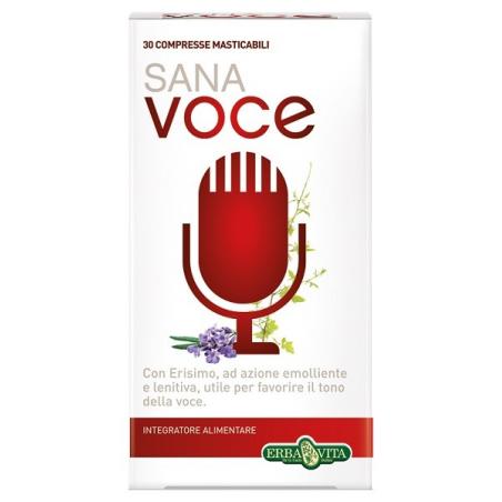 Erba Vita Sana Voce 30 Tavolette Integratore Per Mucosa Orofaringea