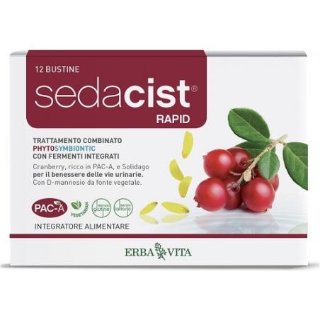 Erba Vita Sedacist Rapid 6+6 Bustine Integratore Per Apparato Urinario