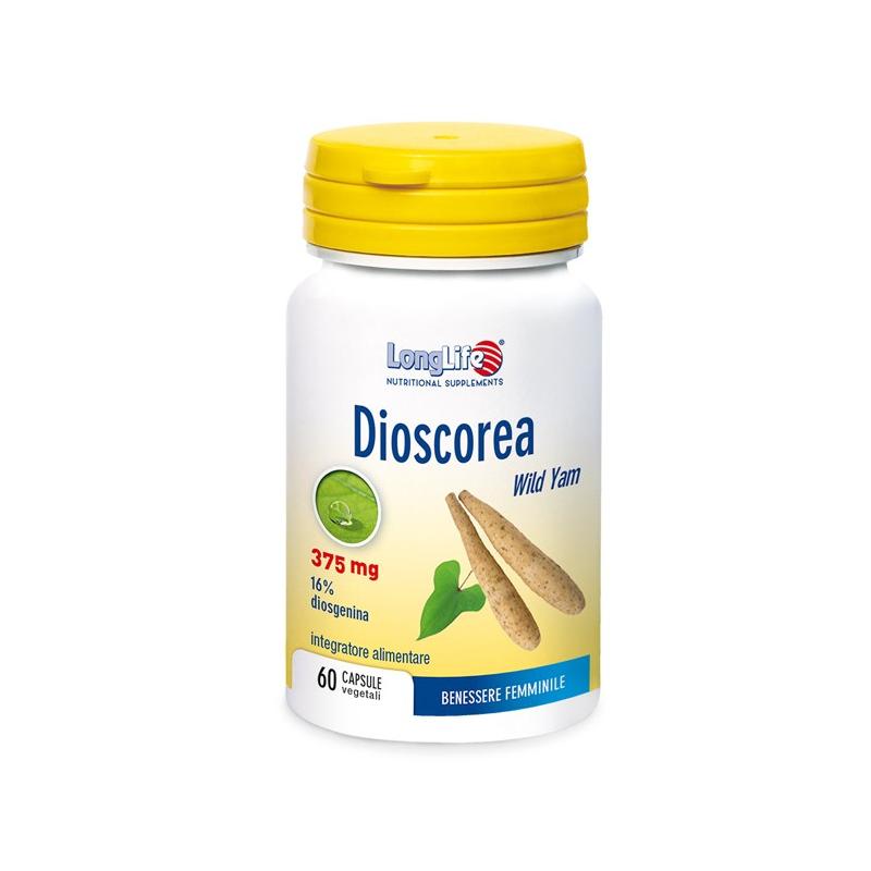 Longlife Dioscorea Integratore per i Disturbi del Ciclo Mestruale 60 Capsule