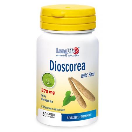 Longlife Dioscorea Integratore per i Disturbi del Ciclo Mestruale 60 Capsule