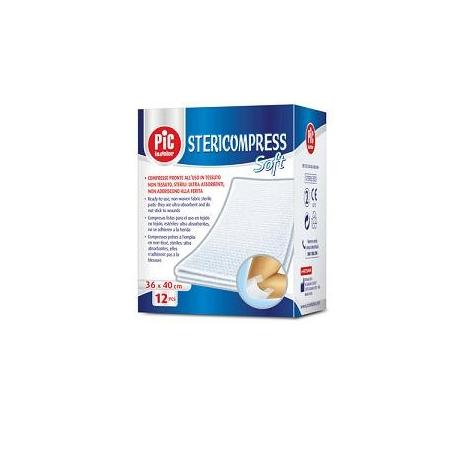 Pic Stericompress Soft 25 Pezzi Garza Compressa in Tessuto