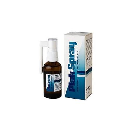 Polifarma Plak Spray Clorexidina 0,1% Disinfettante per l'Igiene Orale 50 ml