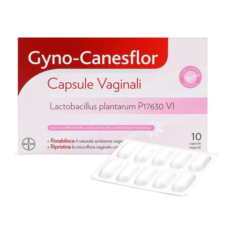 GYNOCANESFLOR 10 CAPSULE VAGINALI GYNOCANESFLOR 10 CAPSULE VAGINALI