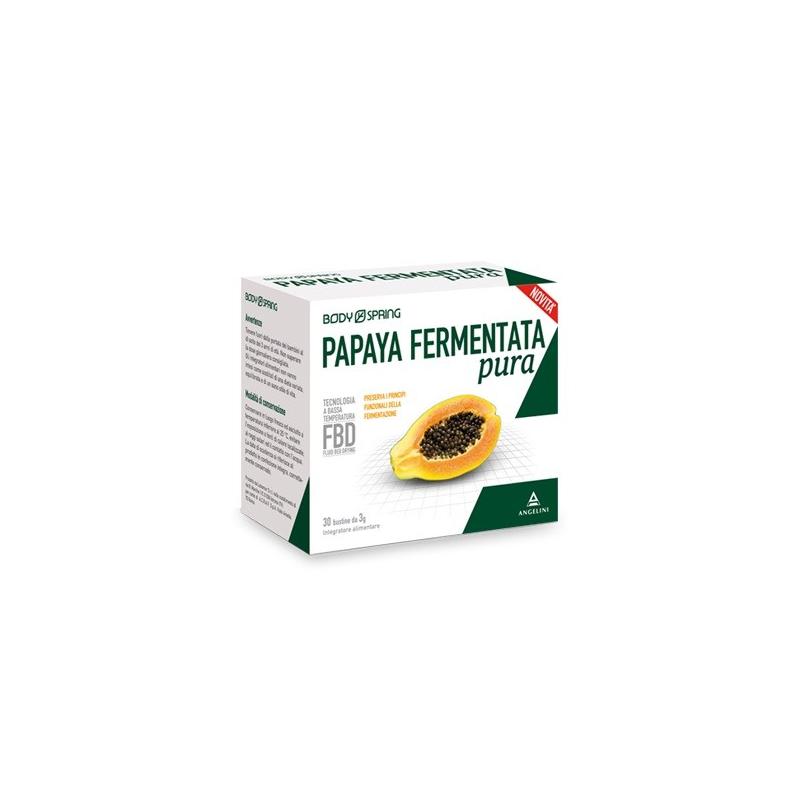 Body Spring Papaya Fermentata Pura Integratore Antiossidante 30 Bustine