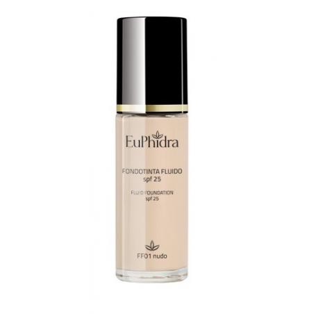 Euphidra Fondotinta Fluido idratante FF01 SPF 25 Nudo