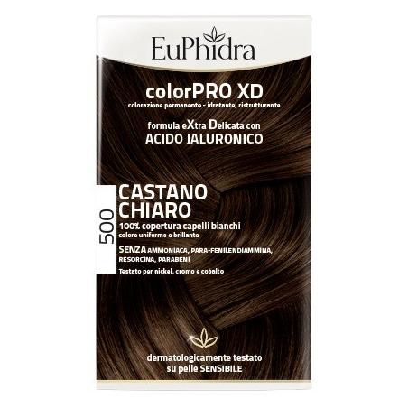 Euphidra ColorPRO XD Tinta per Capelli Delicata Castano Chiaro 500