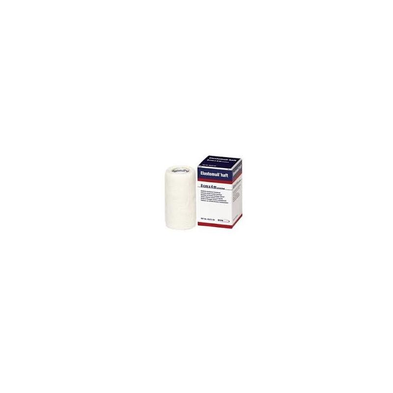 BSN Elastomull Haft 8 X 400 cm Benda Elastica Compressione Forte BSN Elastomull Haft 8 X 400 cm Benda Elastica Compressione Forte