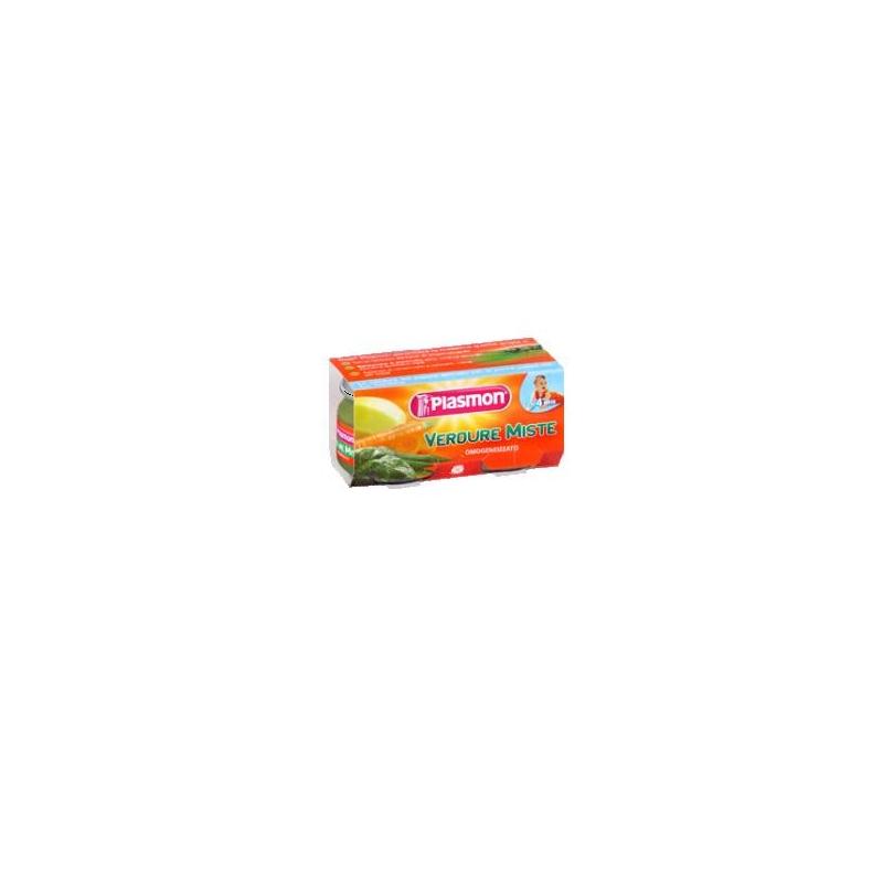 PLASMON OMOGENEIZZATO VERDURE MISTE 80 G X 2 PEZZI