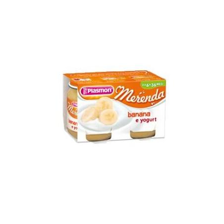 PLASMON OMOGENEIZZATO YOGURT BANANA 120 G X 2 PEZZI
