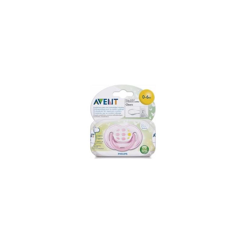 Avent Succhietto Classic Decorato in Silicone 0-6 mesi