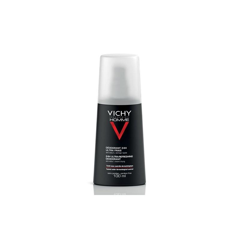 Vichy Homme 24h 100 ml Deodorante Vapo Ultra-Fresco