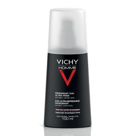 Vichy Homme 24h 100 ml Deodorante Vapo Ultra-Fresco