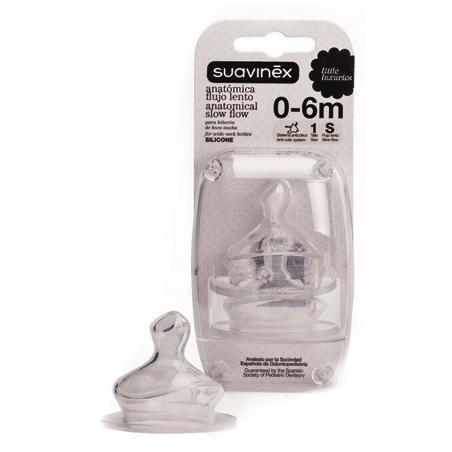 Suavinex Tettarella Anatomica Silicone 2 Pezzi