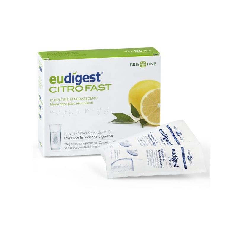Bios Line EUDIGEST CITRO FAST 12 BUSTINE EFFERVESCENTI Bios Line EUDIGEST CITRO FAST 12 BUSTINE EFFERVESCENTI