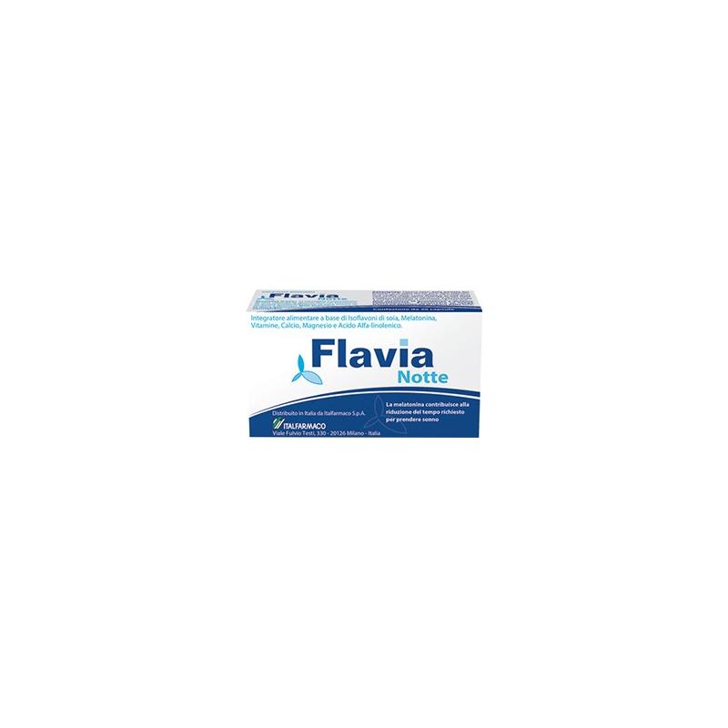 Flavia Notte Integratore per la Menopausa 30 Capsule Molli