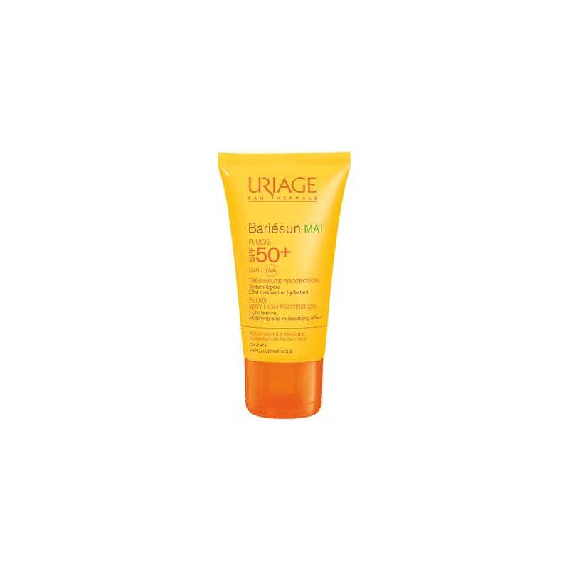 Uriage Bariesun Fluido Mat Protezione Solare SPF 50+ Pelli Grasse