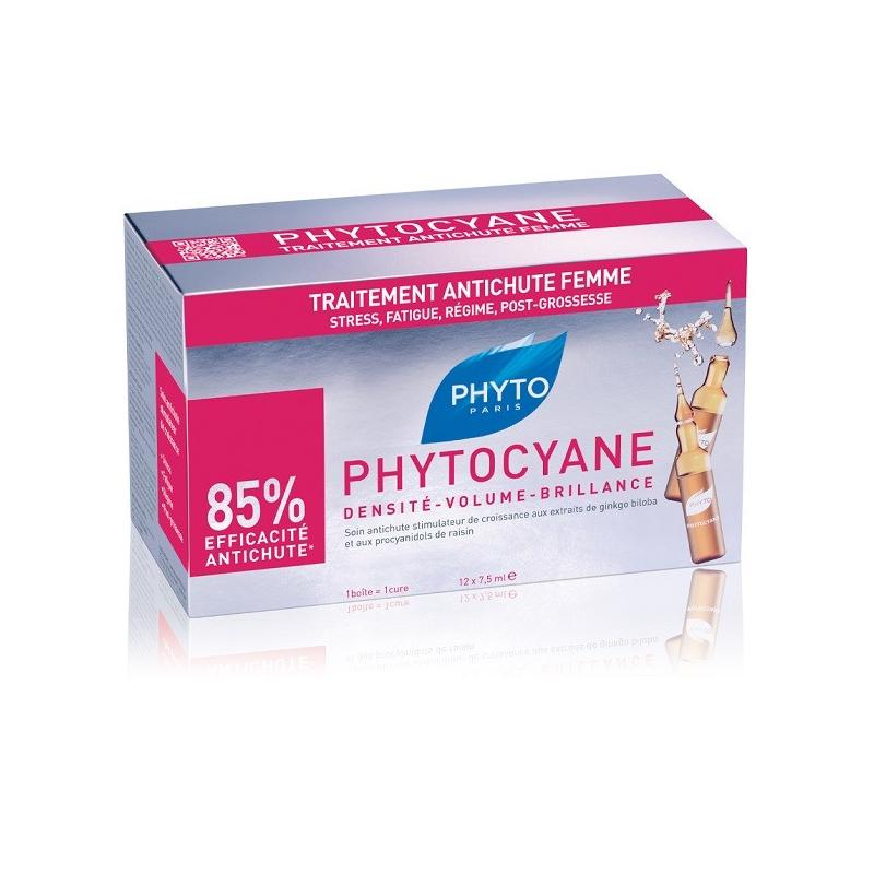 Phyto Phytocyane Trattamento Anticaduta Capelli Donna 12 Fiale 7,5 ml