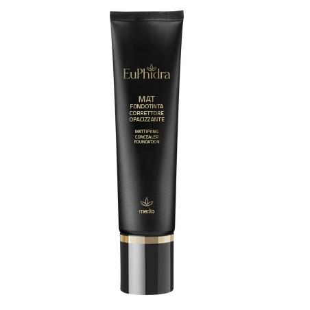 Euphidra Mat Fondotinta Correttore Opacizzante 2in1 Medio
