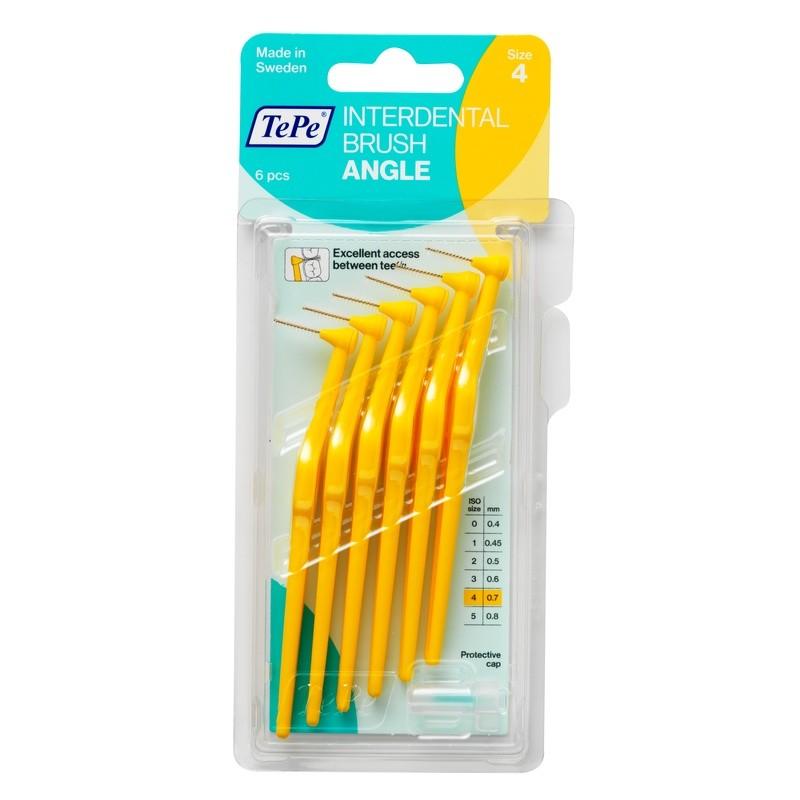 TePe Interdental Brush Angle Scovolini Gialli 0,7mm