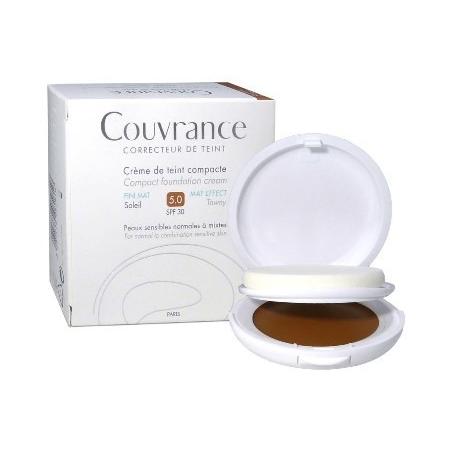Avéne Eau Thermale Couvrance Compact Foundation Cream Oil-Free 05 Soleil 9,5 g Crema Anti imperfezioni cutanee
