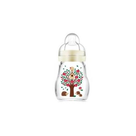 Mam Feel Good Biberon in Vetro Poppatoio da 170 ml