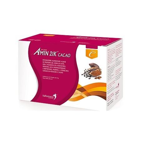 Italfarmacia Amin 21K Integratore di Proteine 21 Buste Cacao