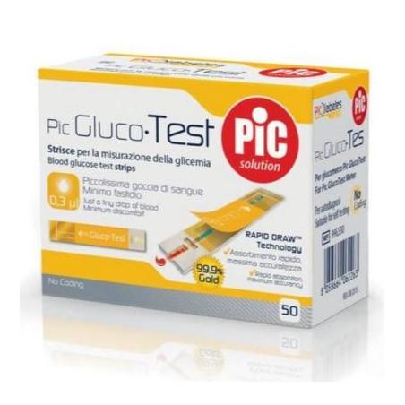 Pic GlucoTest 50 Strisce per la Misurazione della Glicemia