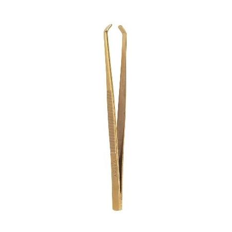 Vitry Pinzetta con Morso Obliquo a Granchio Inox Dorata
