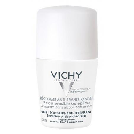 Vichy Deodorante Roll-On Pelle Sensibile o Depilata 50 ml