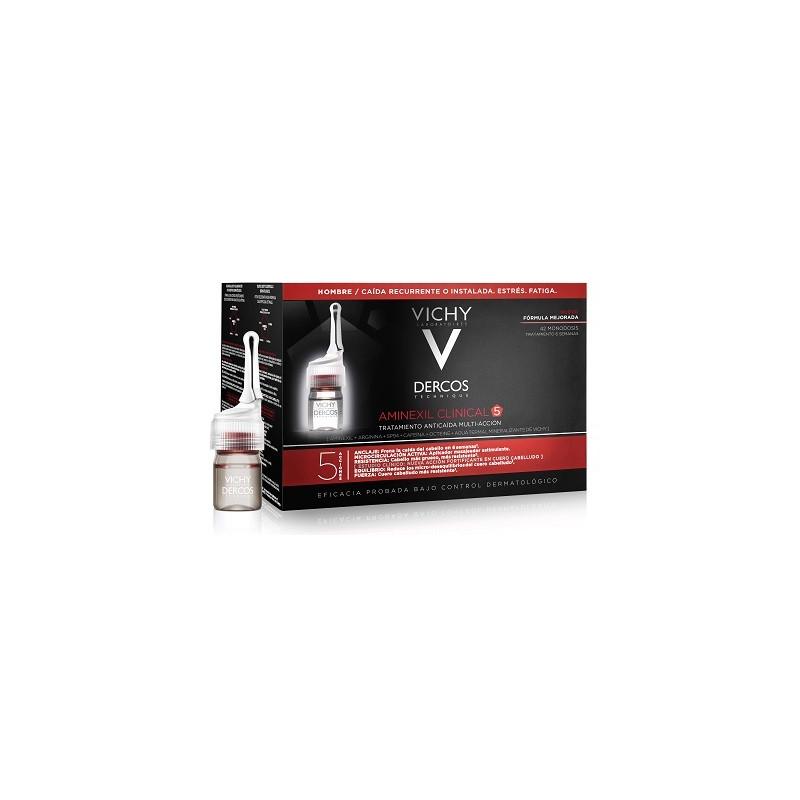 Vichy Dercos Aminexil Intensive 5 Uomo 42 fiale