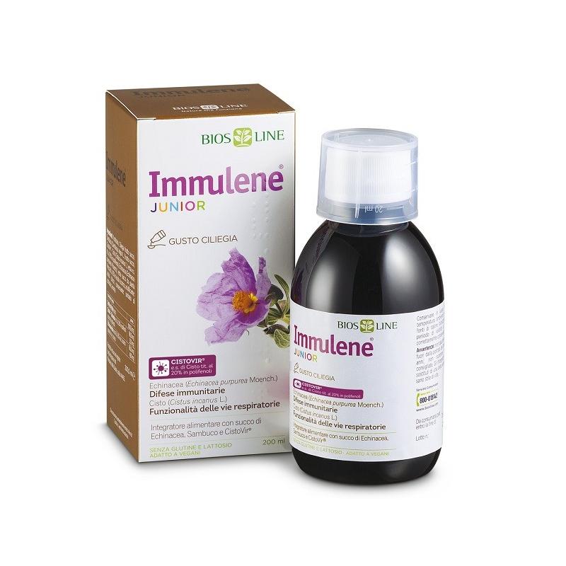 Bios Line Immulene Junior Integratore  per la Difese Immunitarie 200 ml