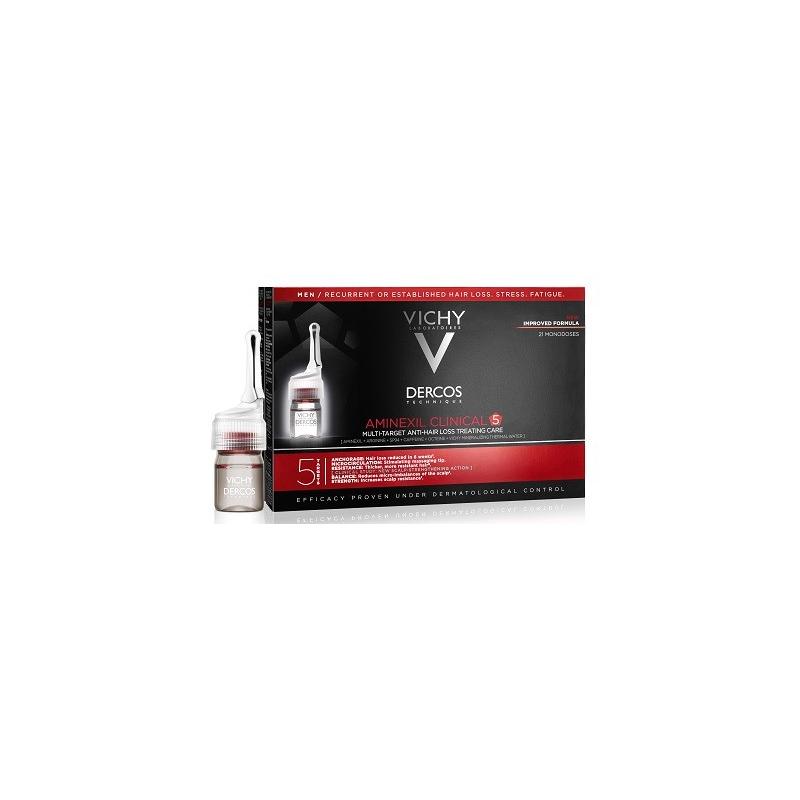 Vichy Dercos Aminexil Intensive 5 Uomo 21 fiale