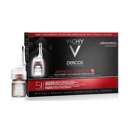 Vichy Dercos Aminexil Intensive 5 Uomo 21 fiale