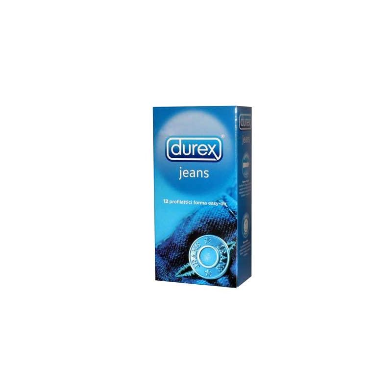 Durex Jeans Profilattico con forma Easy-on 12 Preservativi