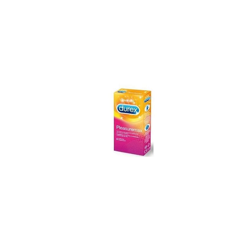 Durex Pleasuremax con forma Easy-on 6 Preservativi