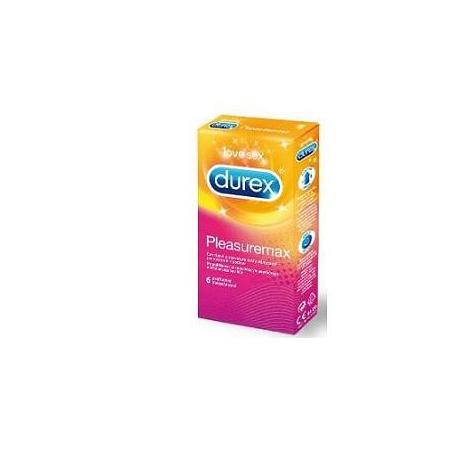 Durex Pleasuremax con forma Easy-on 6 Preservativi