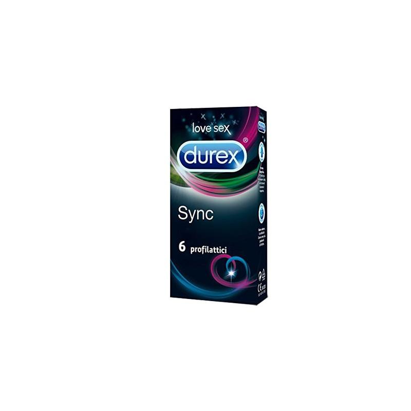 Durex Sync Profilattico 6 con forma Easy-On Preservativi