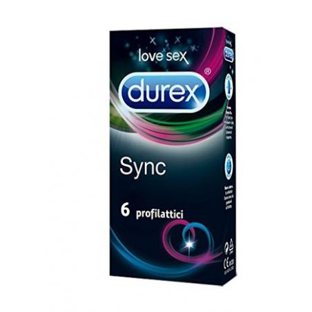 Durex Sync Profilattico 6 con forma Easy-On Preservativi
