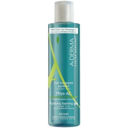 A-Derma Phys-Ac Gel Detergente Purificante