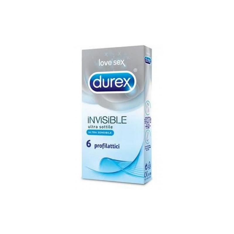 Durex Love Sex Invisible Profilattico Ultra sottile 6 Preservativi