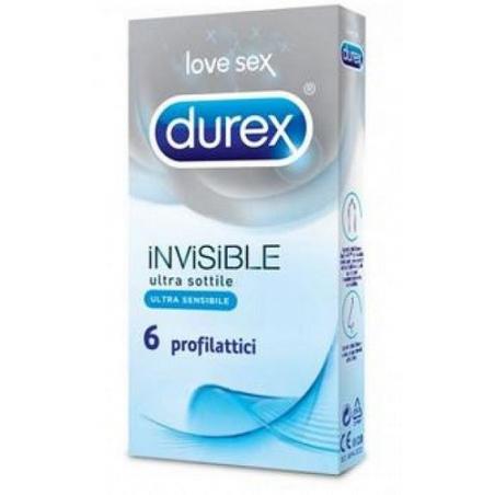 Durex Love Sex Invisible Profilattico Ultra sottile 6 Preservativi