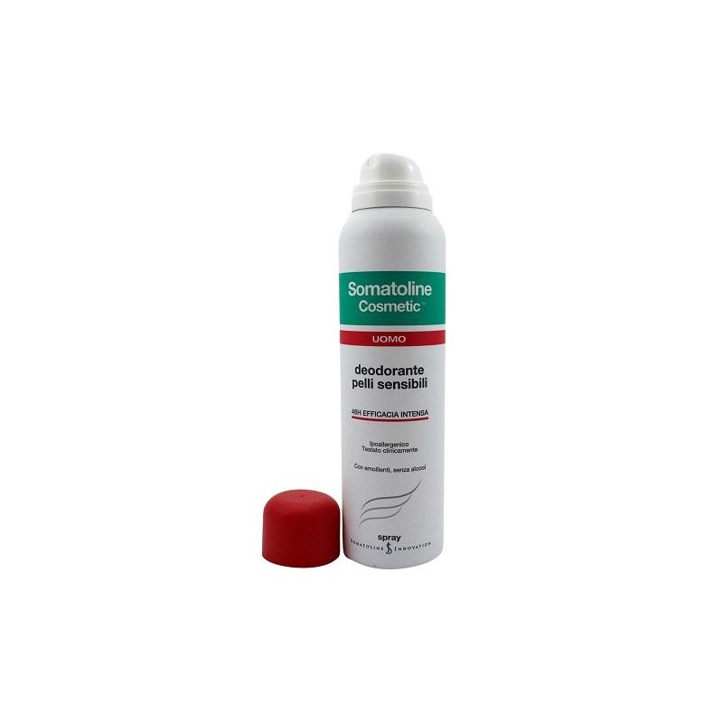 Somatoline Cosmetic Uomo Deodorante Spray Pelli Sensibili 48H 150 ml