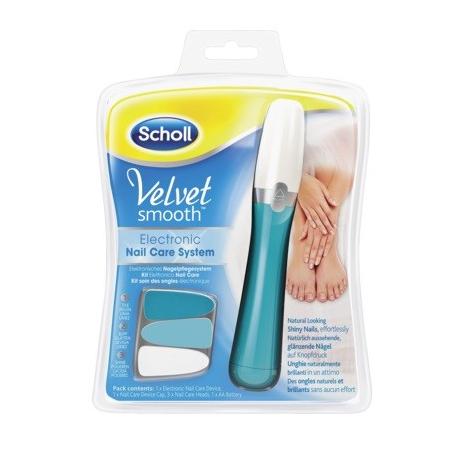 Dr Scholl Velvet Smooth Kit Elettronico Lima Elettrica per Unghie