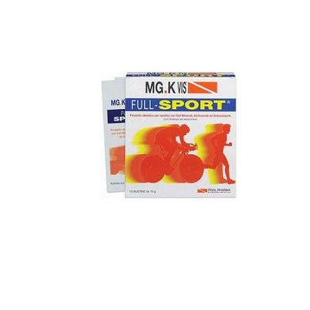Mg.K Vis Full Sport Integratore per Sportivi con Sali Minerali 10 Bustine