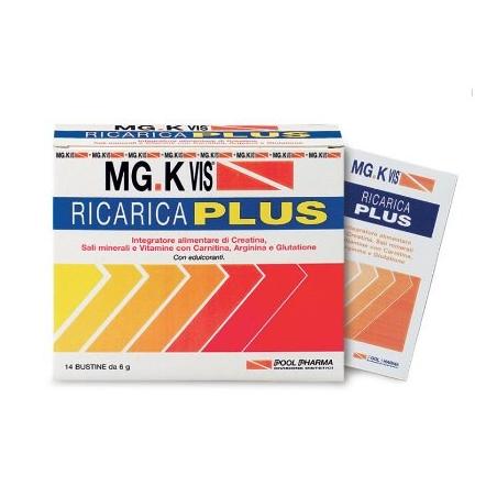 Mg.K Vis Ricarica Plus Integratore Alimentare Energizzante 14 Bustine