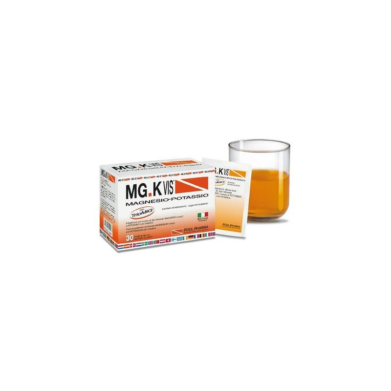 Mg.K Vis Magnesio•Potassio Integratore di Sali Minerali 30 Bustine