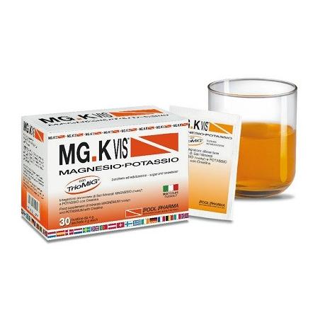 Mg.K Vis Magnesio•Potassio Integratore di Sali Minerali 30 Bustine