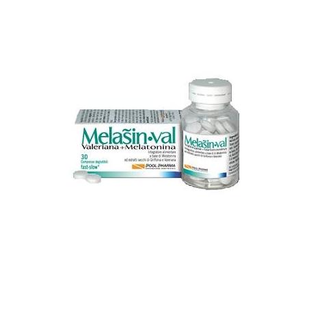 Melasin•Val Integratore per l'Insonnia 1 Mg 30 Compresse 220 mg