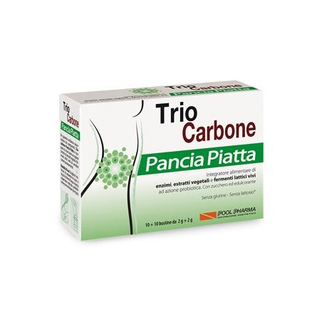TrioCarbone Pancia Piatta Integratore Alimentare per il Gonfiore Addominale
